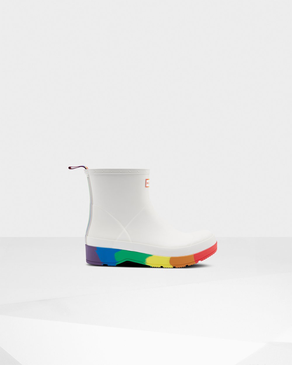 Bottes Play Hunter Original Pride Heeled Rain Homme Blanche DMWSYFP-80